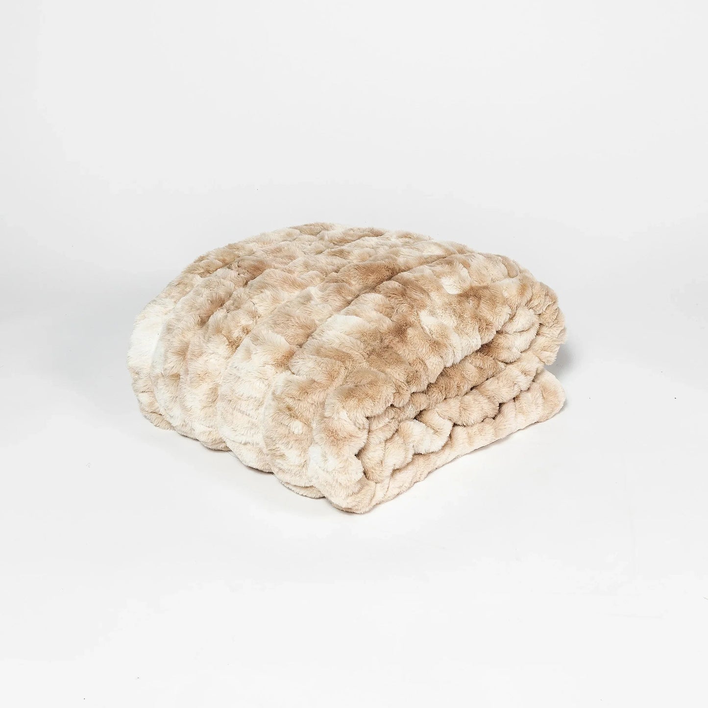 Caramel Swirl Double-sided Minky Blanket