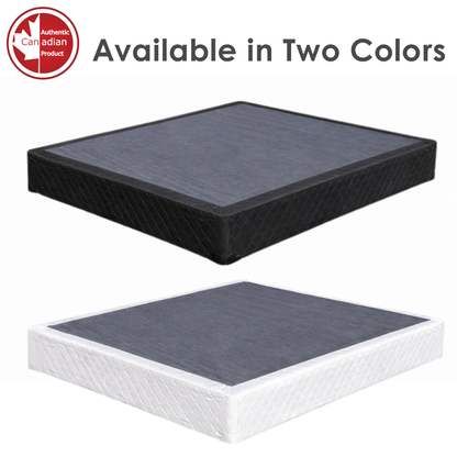 UltraFlex® EasySleep Mattress and BoxSpring Set - Canadian-Made Medium Firm Gel Infused Reversible Comfort With Pressure Relief, Cooling Technology, Bamboo Cover, CertiPUR-US® Certified Foam Eco-Friendly Mattress (Made in Canada)