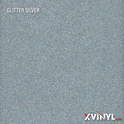 XVinyl Premium Glitter Heat Transfer Vinyl - High Quality Sparkling HTV Sheets