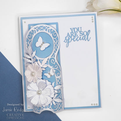 Creative Expressions Jamie Rodgers Butterfly Trellis Panel Craft Die