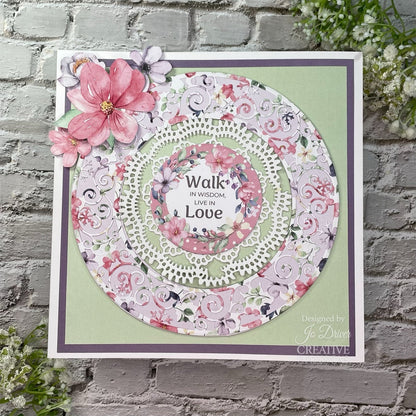 The Paper Boutique Sunny Gardens 8 in x 8 in Paper Kit Pad