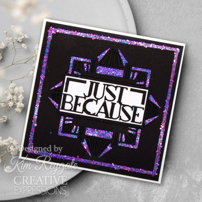 Creative Expressions Sue Wilson Mini Expressions Art Deco Just Because Craft Die