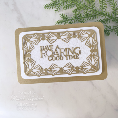 Creative Expressions Sue Wilson Mini Expressions Art Deco Have A Roaring Good Time Craft Die