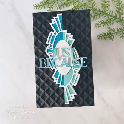 Creative Expressions Sue Wilson Mini Expressions Art Deco Just Because Craft Die