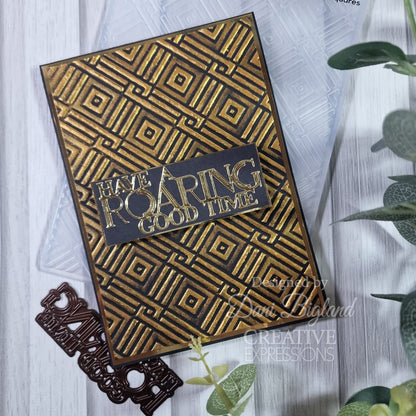 Creative Expressions Sue Wilson Mini Expressions Art Deco Have A Roaring Good Time Craft Die