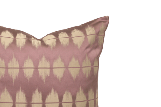 Amethyst Ikat Cushion Cover