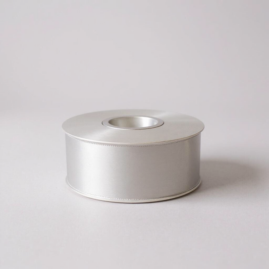 Satin Ribbon Double Face-white #000- 3.8 cm Wide