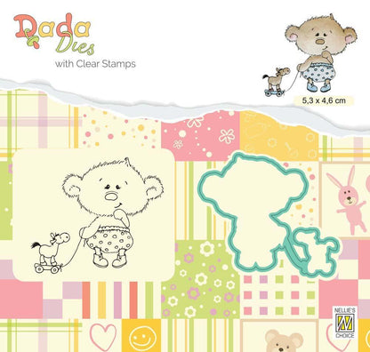 DADA Set Die & Clear stamp My Horse