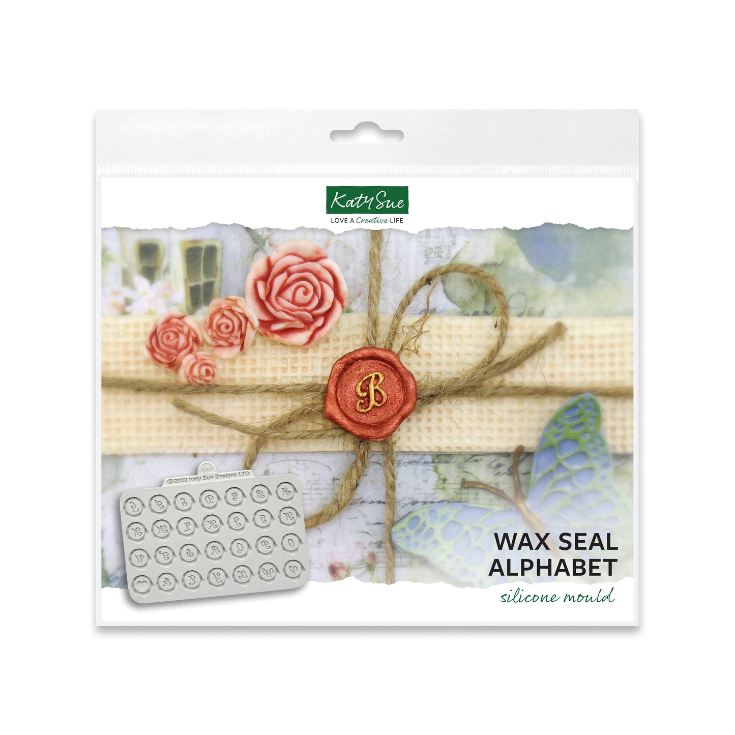 Wax Seal Alphabet Silicone Mould