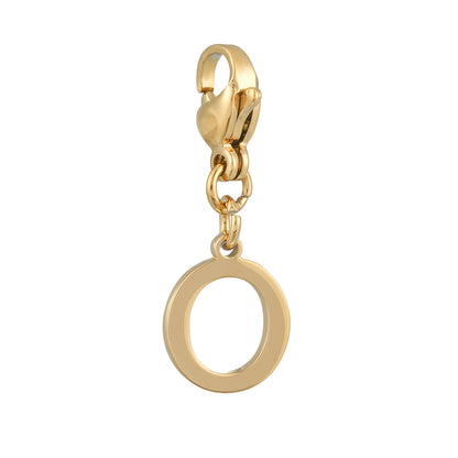 SOLID LETTER MINI CHARMS A–Z in GOLD: Dainty Initial Alphabet Pendant for Necklaces & Bracelets — $12.50