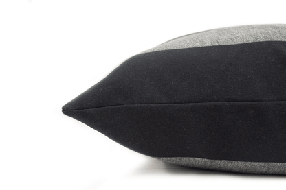 Coal Stripe Cushion Cover