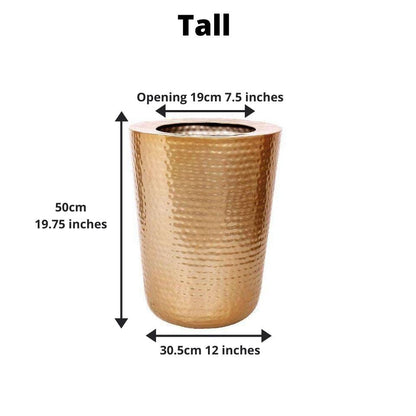 Davi - Brass Planter (Multiple Sizes)