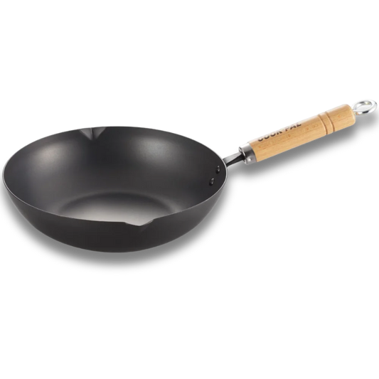 Yoshikawa Cook-Pal Ren Japanese Deep Fry Pan 28cm Carbon Steel | Japan