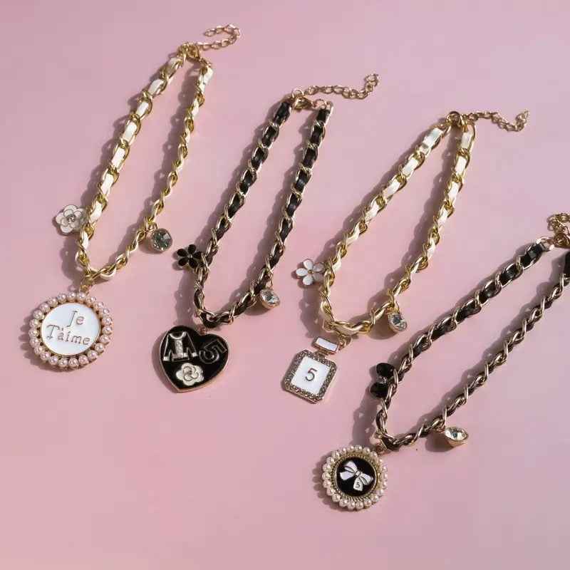 Coco Charm Dog Necklace | Elegant Pet Jewelry Accessory