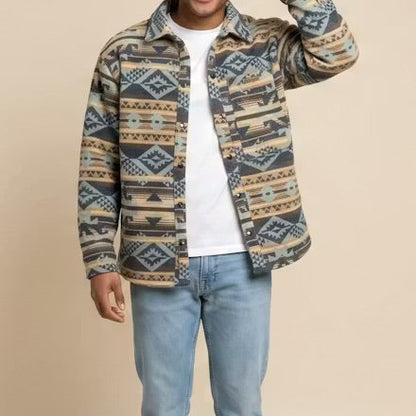 Blue and Cream Grand Canyon Jacket (Unisex)
