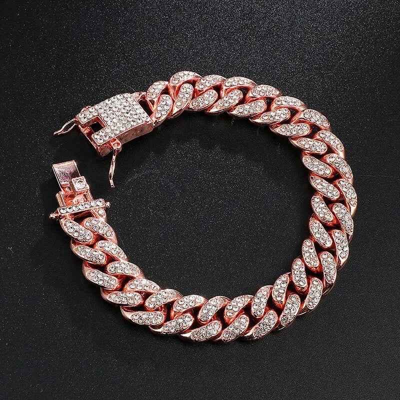 Cuban Chain Dog Collar | Pet Chain Accessory