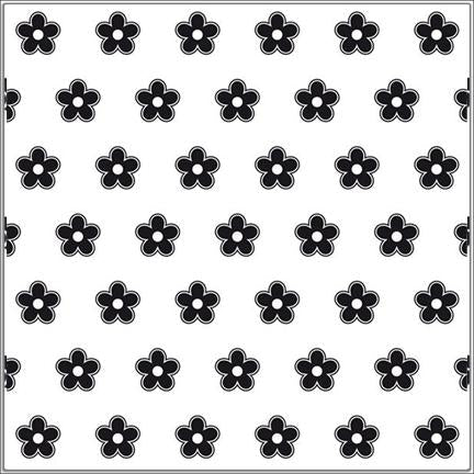 Embossing Folder - Flower background square
