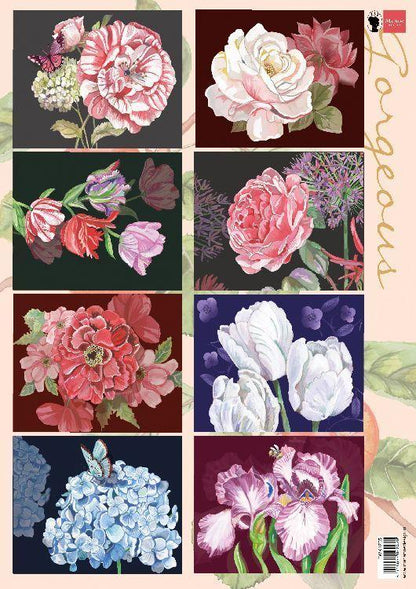 Gorgeous Paintings cutting sheet