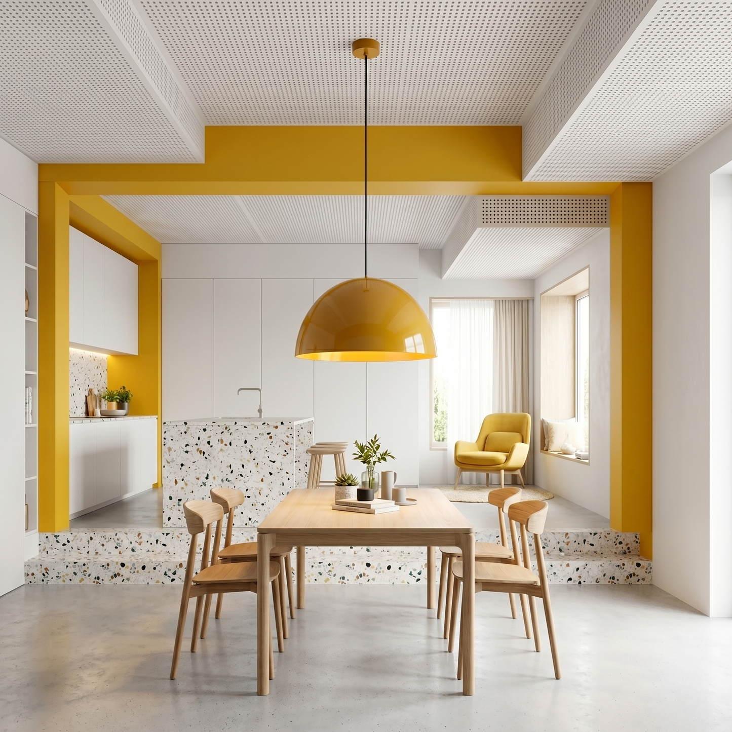 FARO Large Dome Pendant Light for Kitchen Island & Dining Table - AURABAGS SHOP