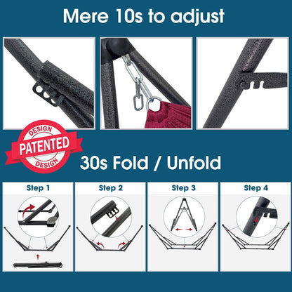 Original Collapsible Hammock with Stand