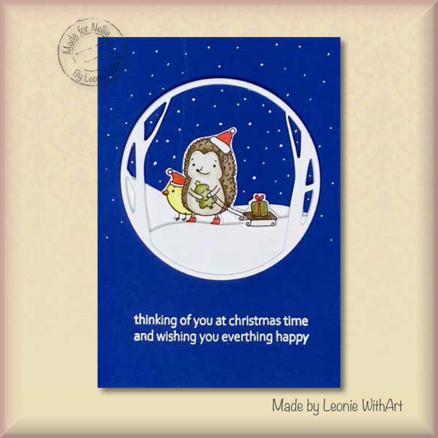 Nellie's Choice Layered Combi Dies Round Deer B