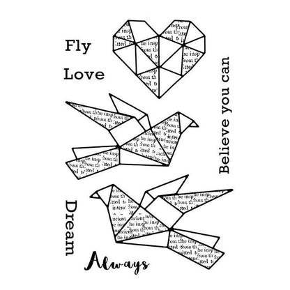 Woodware Clear Singles Paper Birds