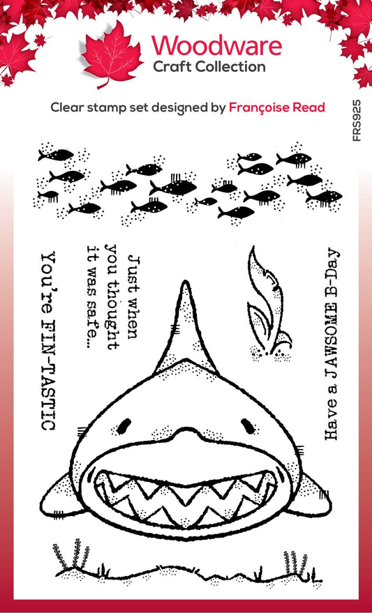 Woodware Clear Singles Jaws 4 in x 6 in Stamp