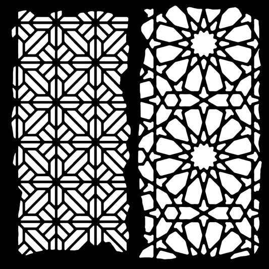 Woodware Arabian 6 in x 6 in Stencil