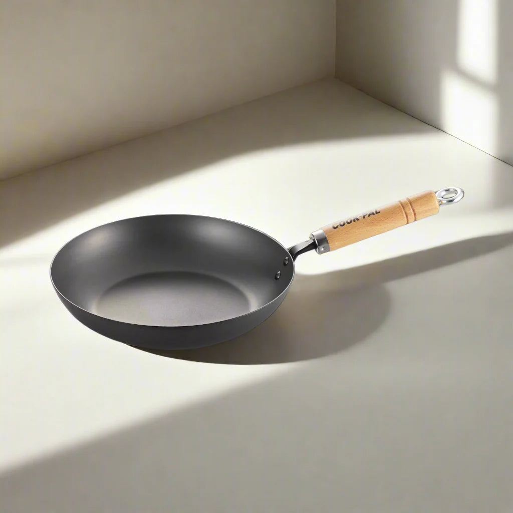 Yoshikawa Cook-Pal Ren Carbon Steel Frying Pan 20cm | Japan