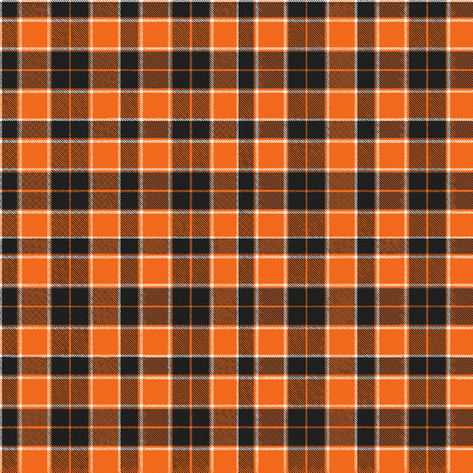 Fall Plaid Pattern  3 Adhesive Vinyl