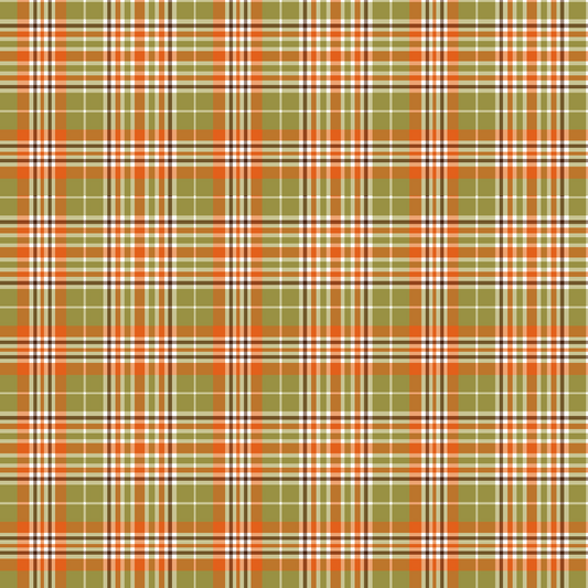 Fall Plaid Pattern 6 Adhesive Vinyl
