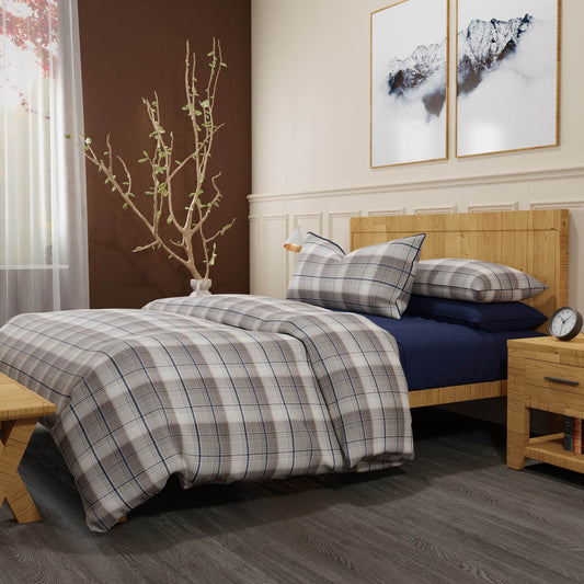 Organic Flannel Duvet Cover Set
