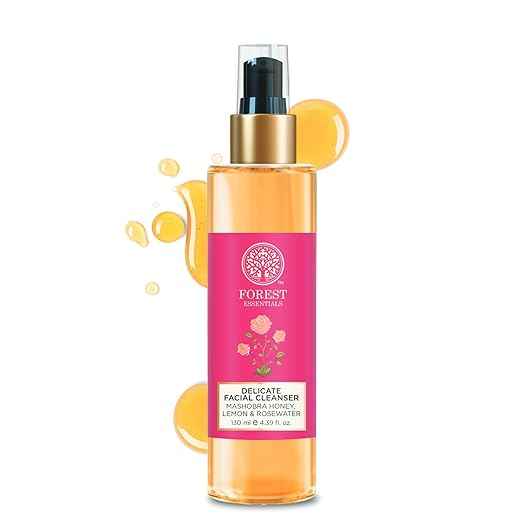Forest Essentials Ayurvedic Purifying Face Wash Honey, Lemon & Rosewater| For Normal to Dry Skin