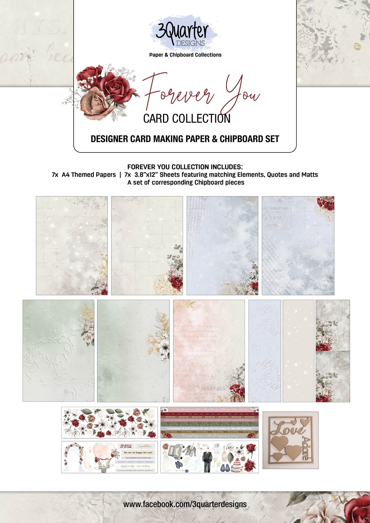 3Quarter Designs Forever You Card Collection
