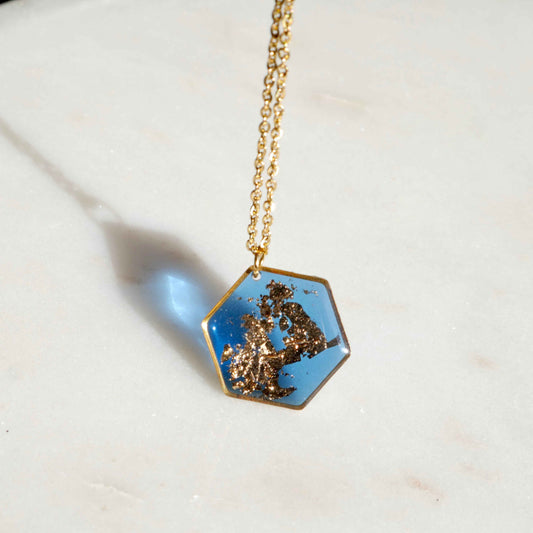 Collier Céleste - hexa (grand)