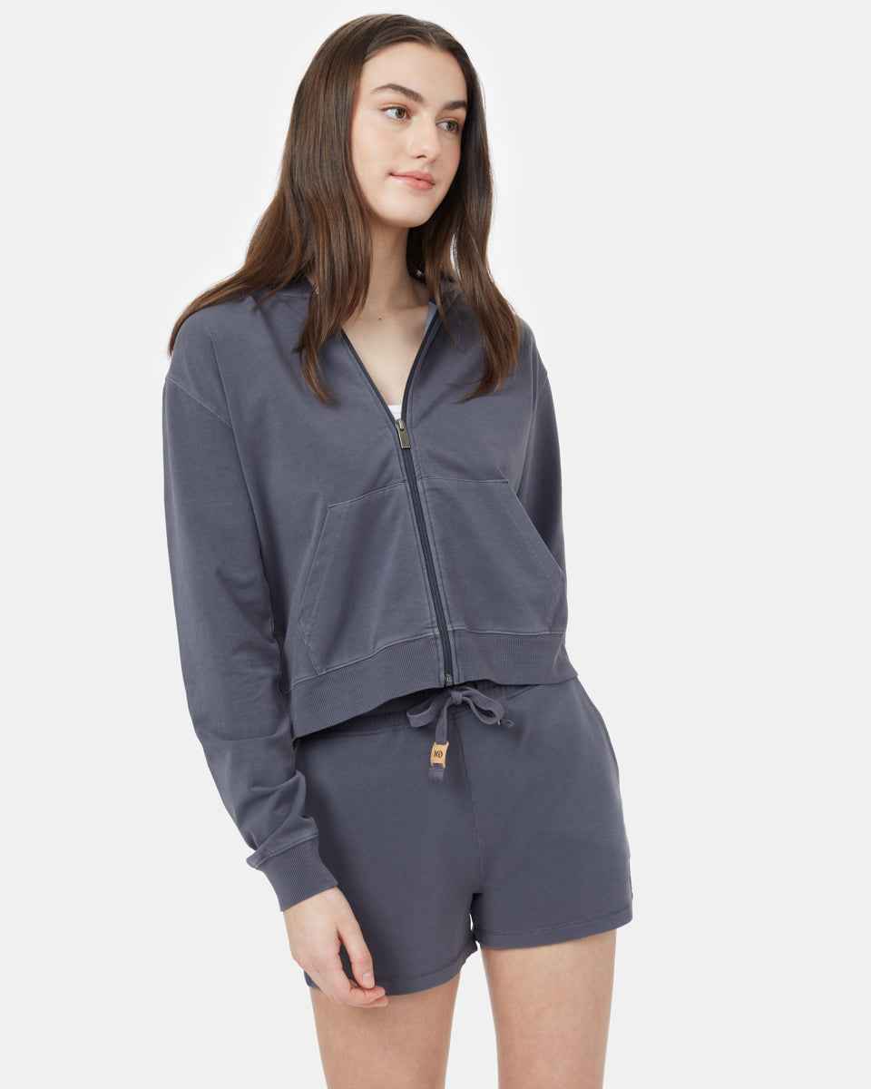 French Terry Zip Hoodie