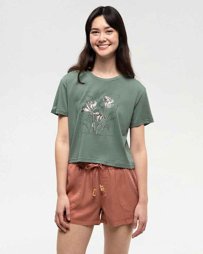 Floral Crop T-Shirt
