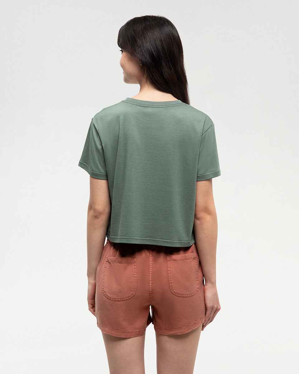 Floral Crop T-Shirt