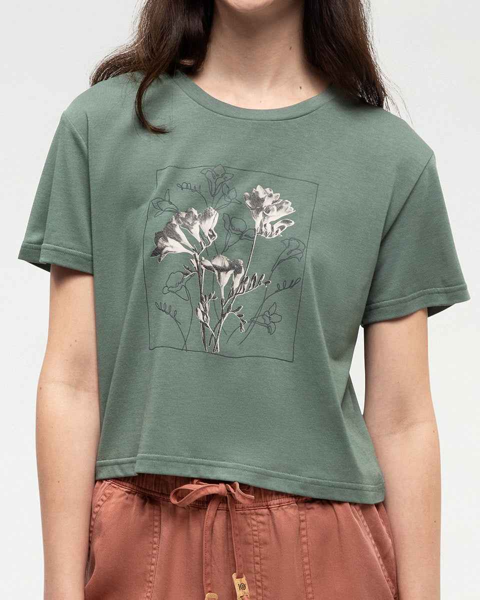 Floral Crop T-Shirt