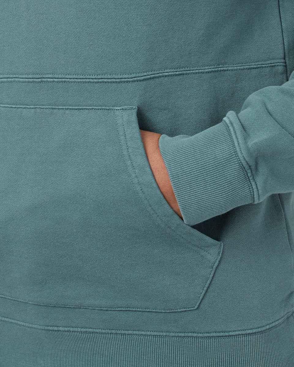 Organic French Terry Seamed Hoodie