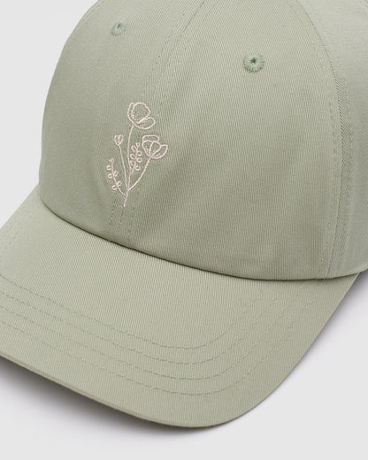 Flower Embroidery Peak Hat