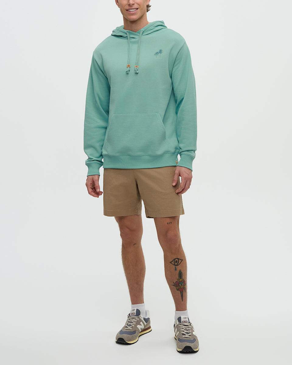 Haiti Palm Logo Entspannter Hoodie