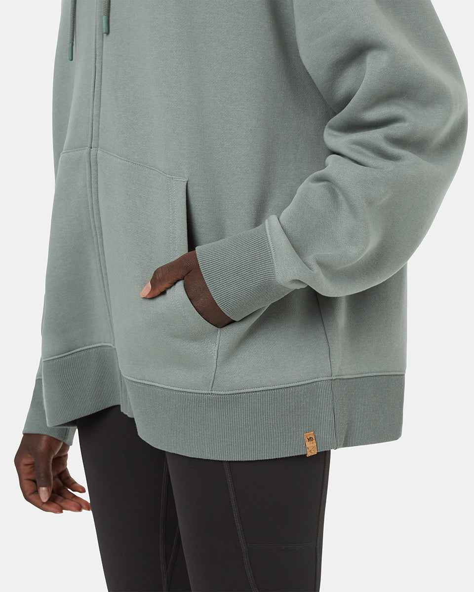 TreeFleece Oversized Zip Hoodie