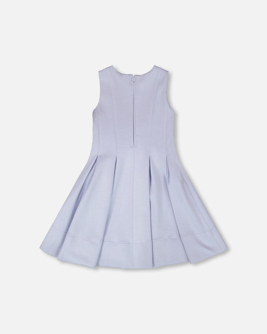 Sleeveless Neoprene Dress Lavender