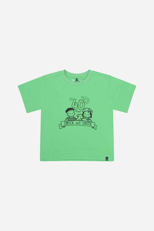 40Th Anniversary Graphic T-Shirt Green