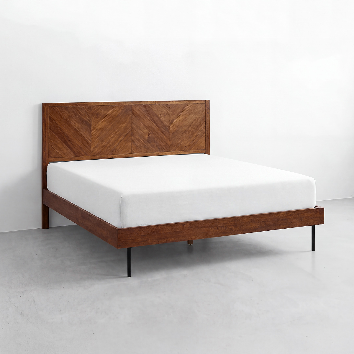 Alander Solid Wood Bed Frame