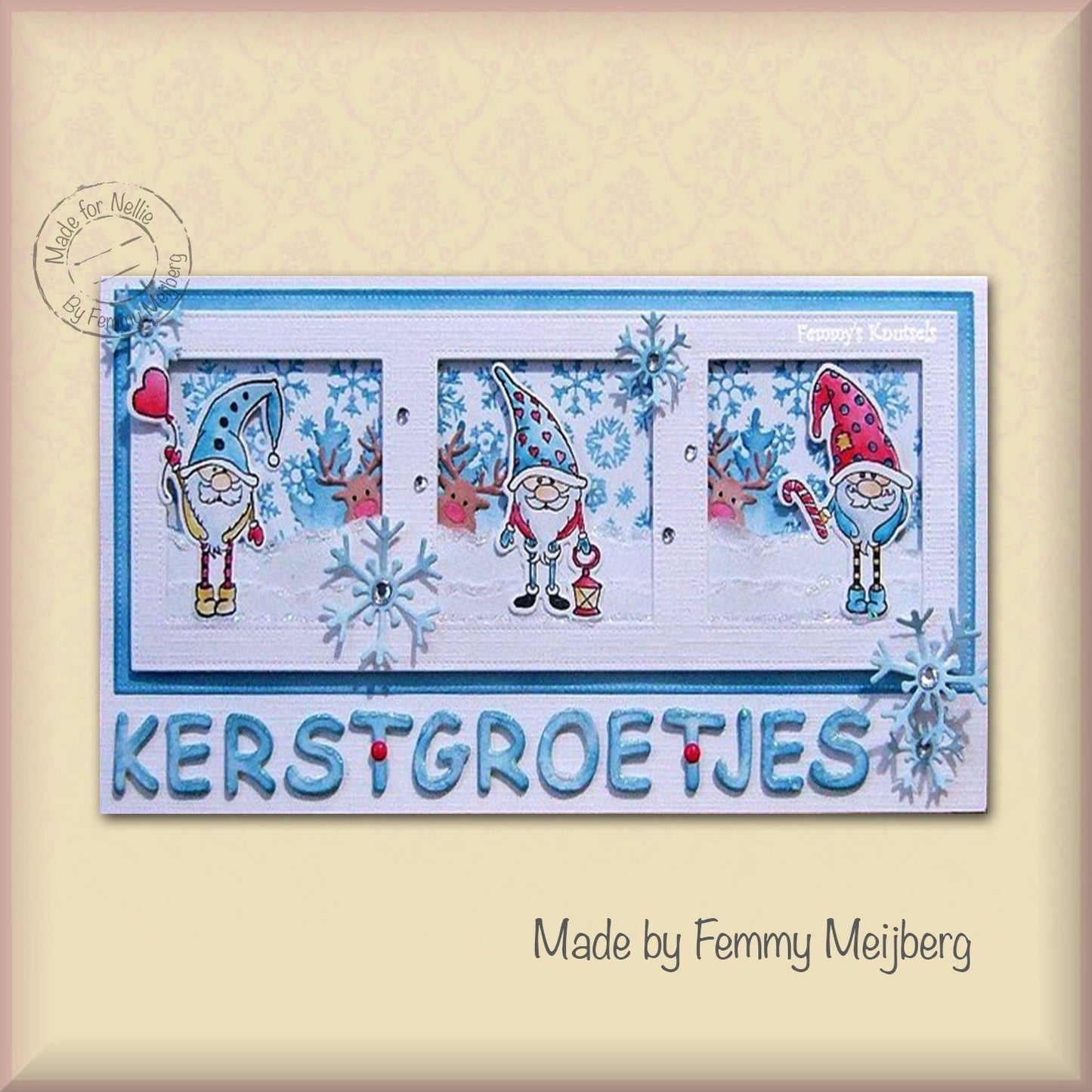 Die & Clear Stamp Set - Xmas Gnome Serie Candystick
