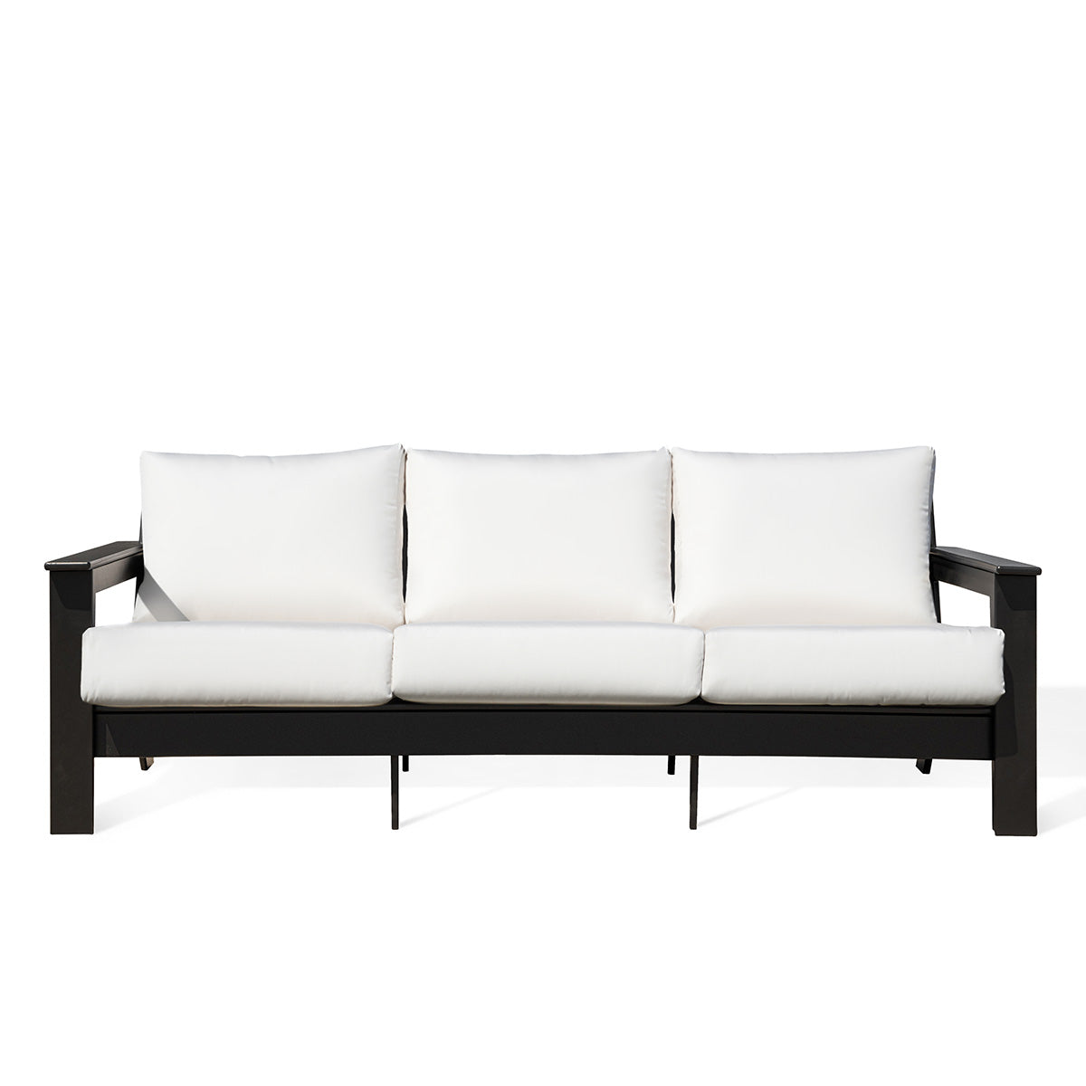 Hickory Polymer Outdoor Sofa with Sunbrella® Cushions - AURABAGS SHOP