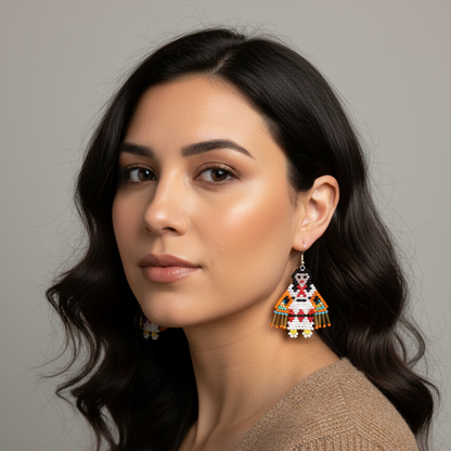 OldTribes™ American Kachina Doll Girl Woman White