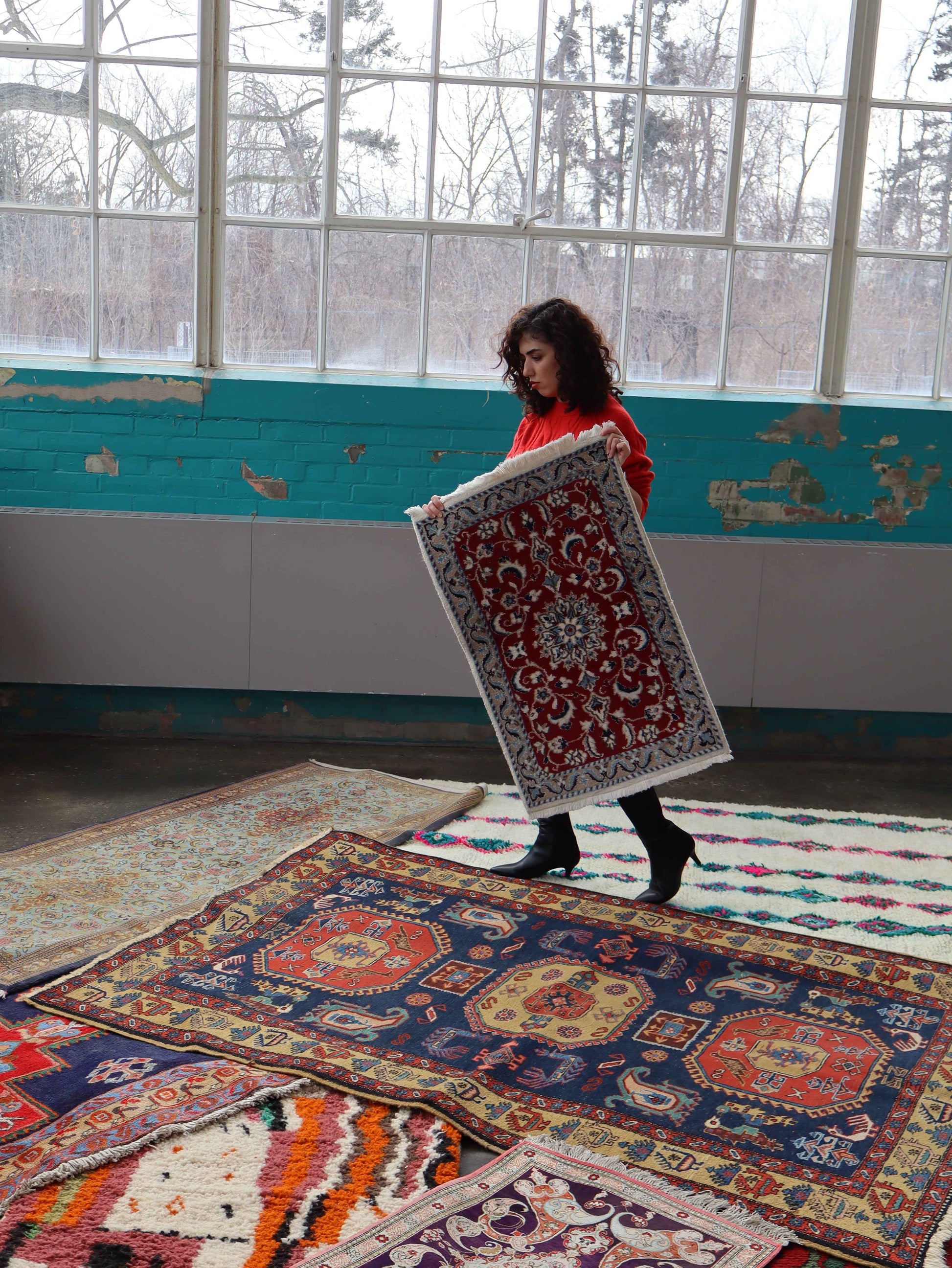 Persian Nain Rug | 1' 10" x 2' 11"